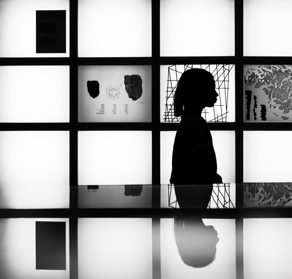 Girl Silhouette Gallery by Anna Niemiec — canvas wall art