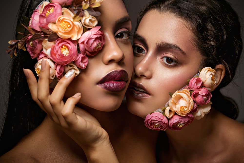 Elegant Floral Faces by Alexandr Sutula — canvas wall art