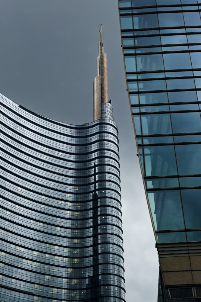 Milan Urban Towers by Michel Manzoni — canvas wall art