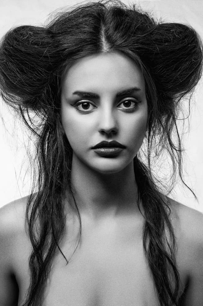 Dramatic Studio Portrait by Glamour Studio — canvas wall art