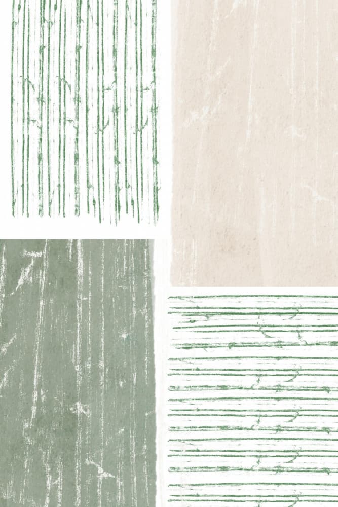 Abstract Bamboo Lines by Sally Ann Moss — canvas wall art