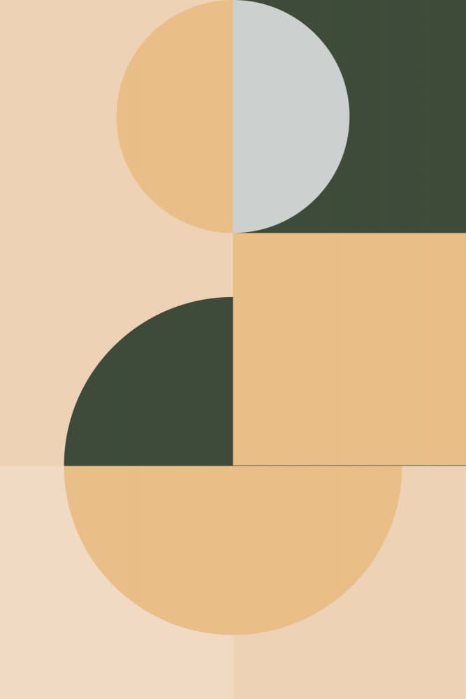 Abstract Geometric Shapes by Nilesh Kulkarni — canvas wall art