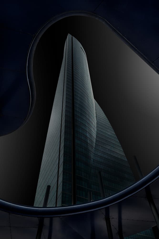 Sleek Modern Skyscraper by Fernando Molina — canvas wall art