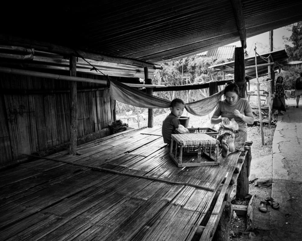Humble Village Life by Luis Borges Alves — canvas wall art