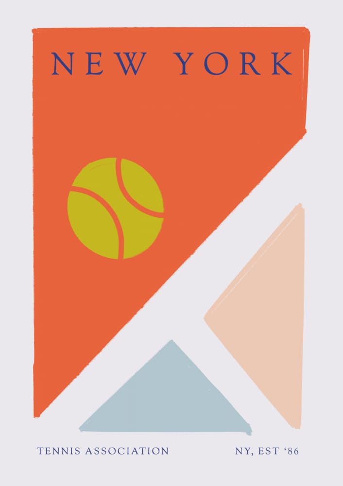 Newyorktennisassociation by Treechild — canvas wall art