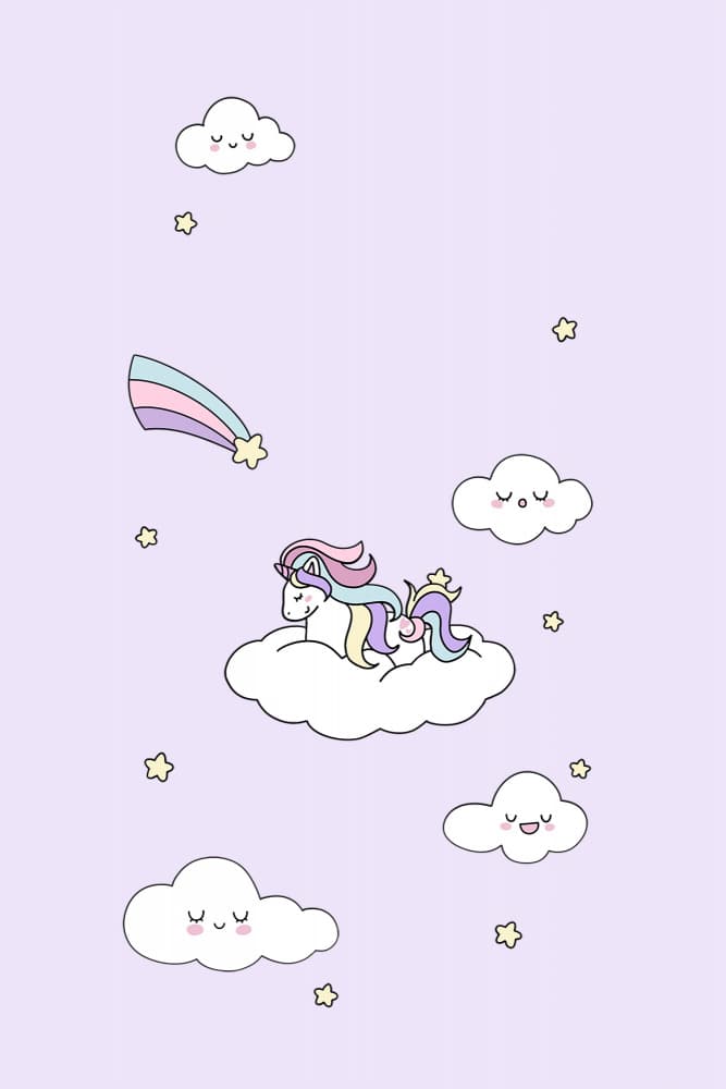 Dreamy Unicorn Cloud by Xuan Thai — canvas wall art