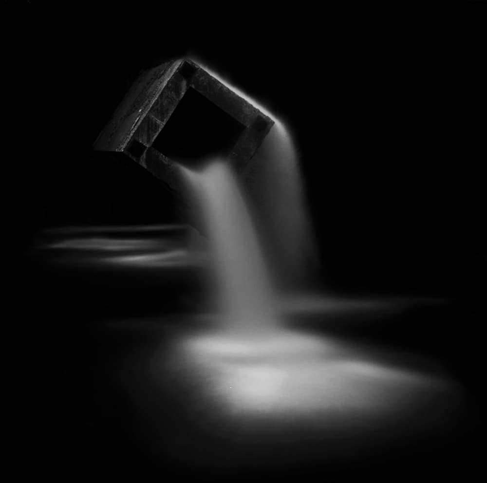 Flowing Light Square by Yvette Depaepe — canvas wall art
