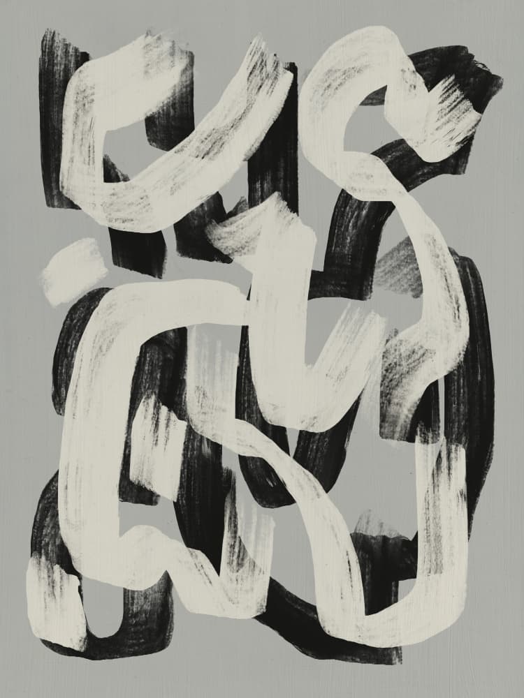 Dynamic Abstract Lines by Little Dean — canvas wall art