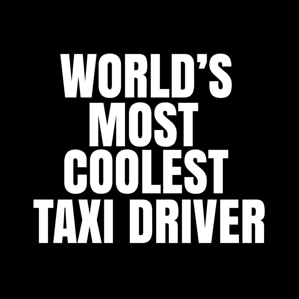 World's Coolest Taxi Driver by Happie Eagle — canvas wall art