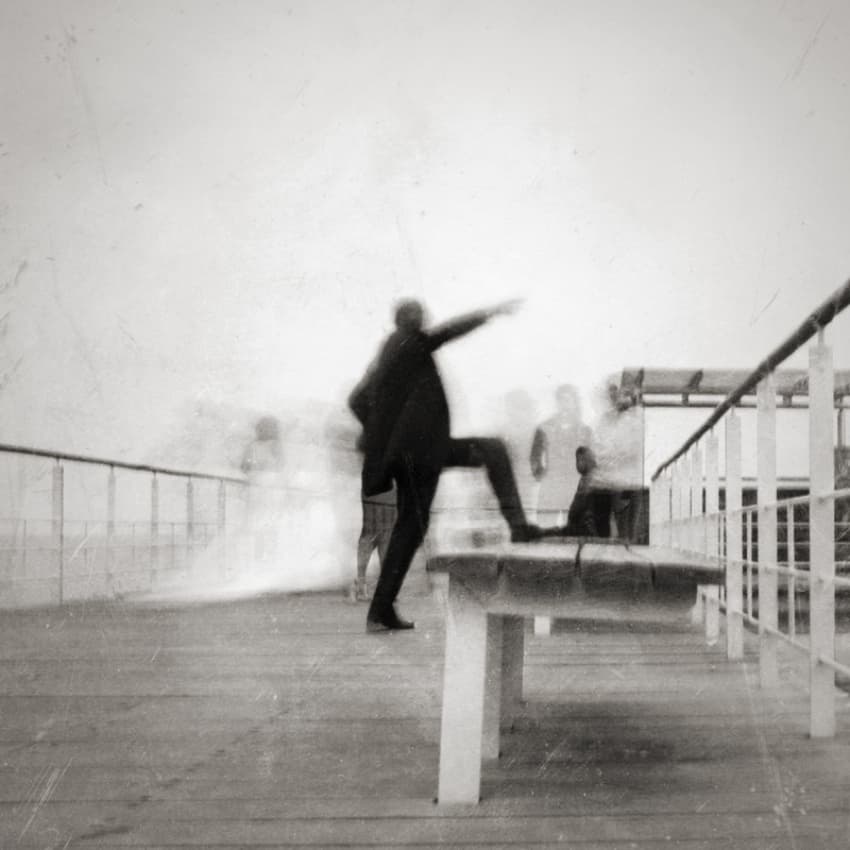 Man in Mid-Action by Vangelis Bagiatis — canvas wall art