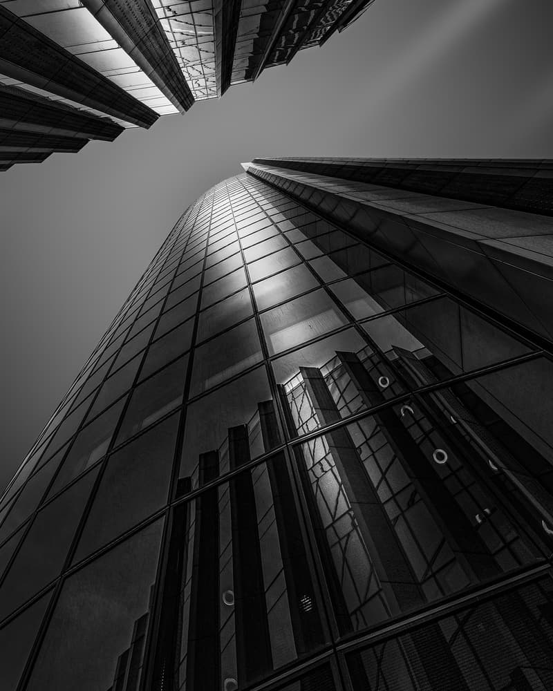 Modern City Reflections by Nader El Assy — canvas wall art
