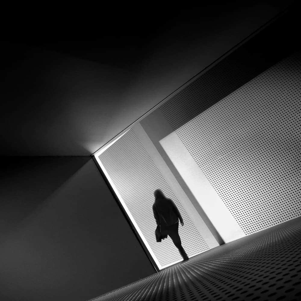 Geometric Light Walk by Huib Limberg — canvas wall art