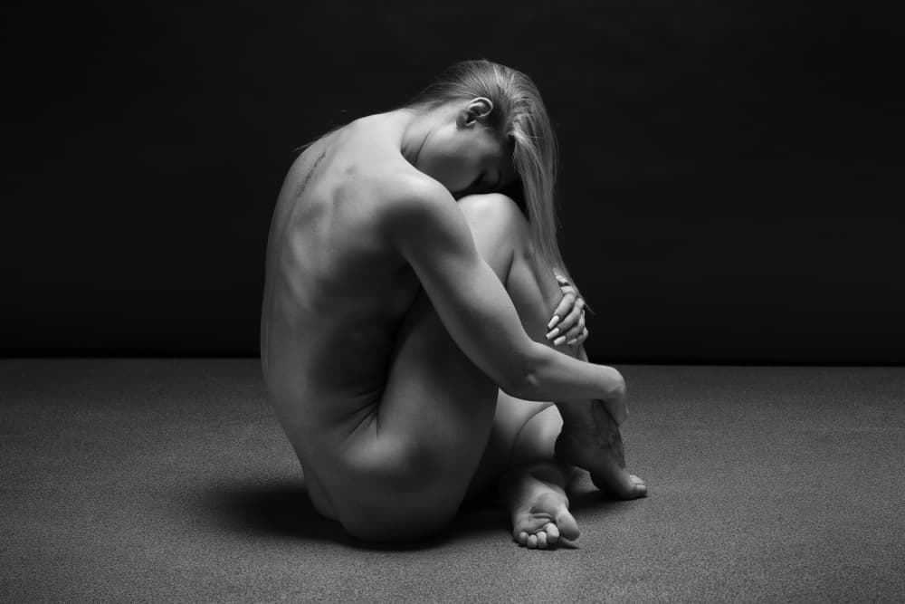 Vulnerable Female Form by Anton Belovodchenko — canvas wall art