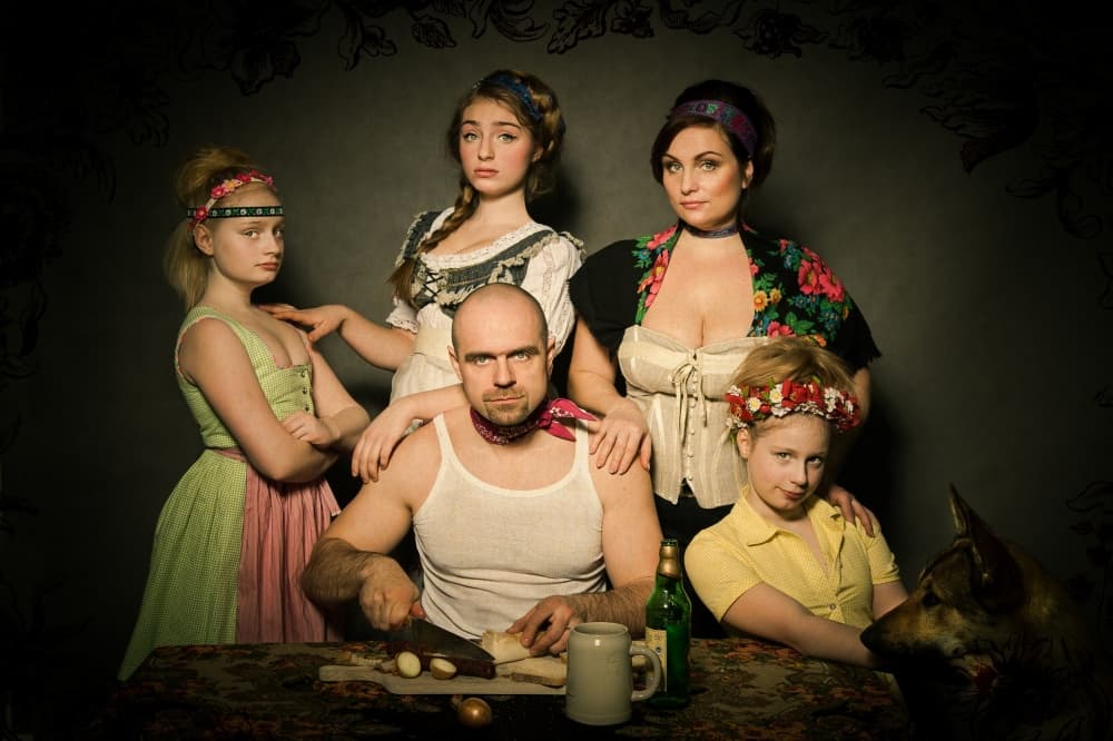 Rustic Family Meal by Denisa Justusová Šumcová — canvas wall art