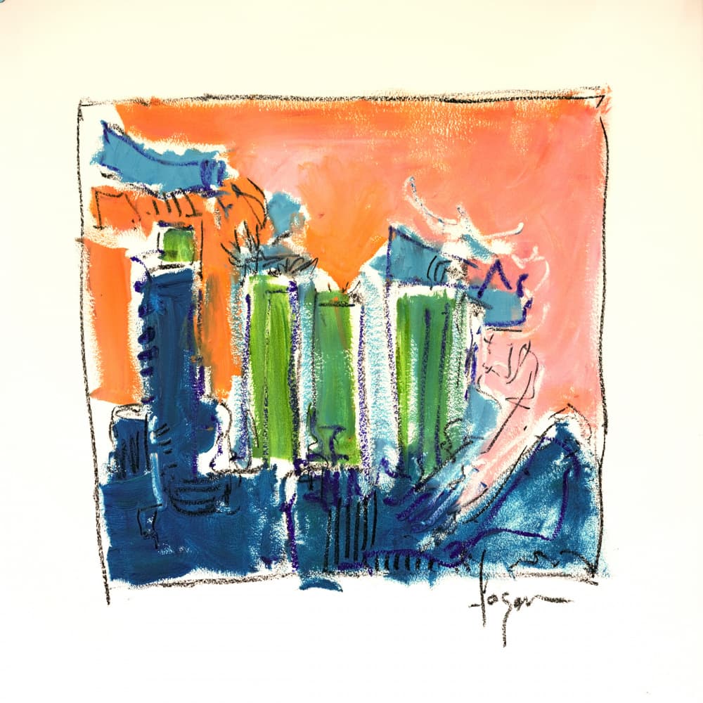 Vivid Urban Dreams by Dorothy Fagan — canvas wall art