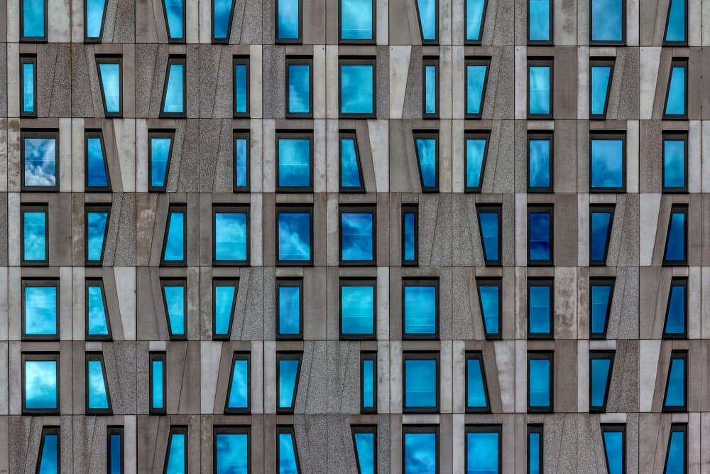 Geometric Window Reflections by Anita Martin AnnaPileaFotografie — canvas wall art
