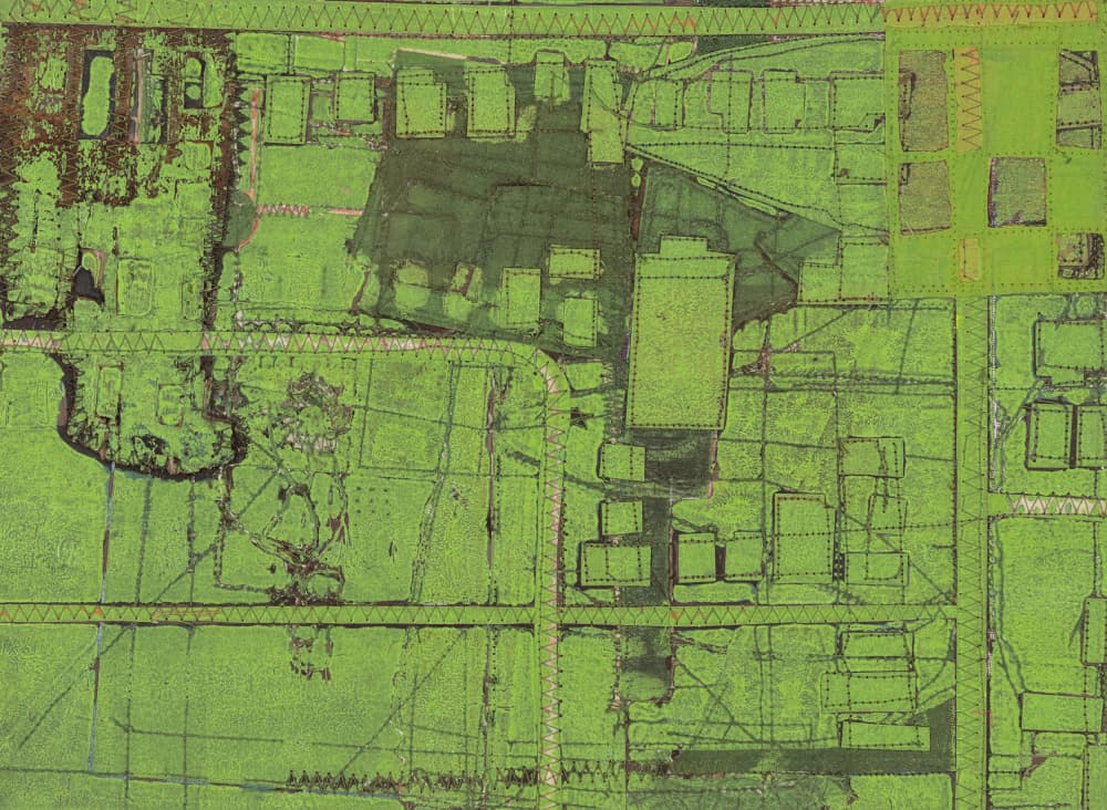 Green City Plan by Susan Smereka — canvas wall art