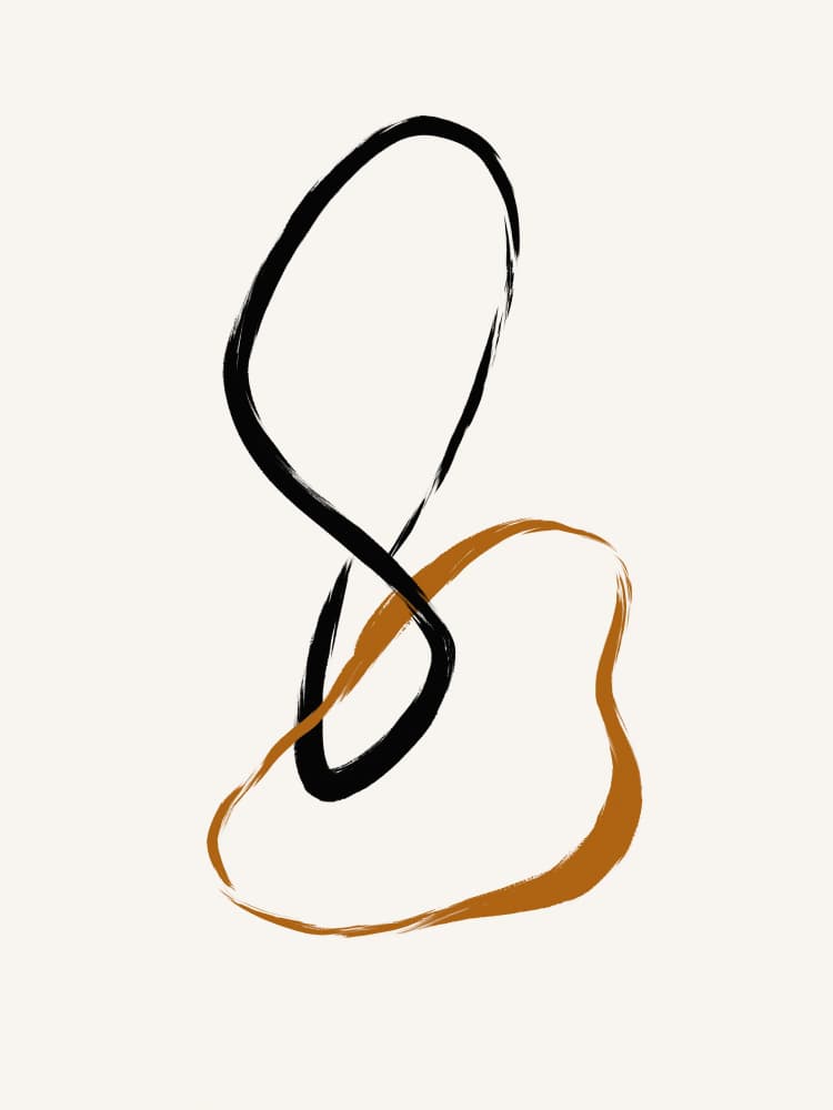 Elegant Flowing Lines by Treechild — canvas wall art