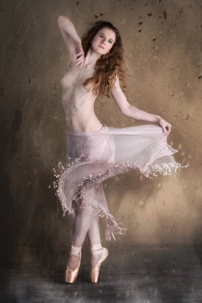 Ethereal Ballet Dancer by Jan Slotboom — canvas wall art