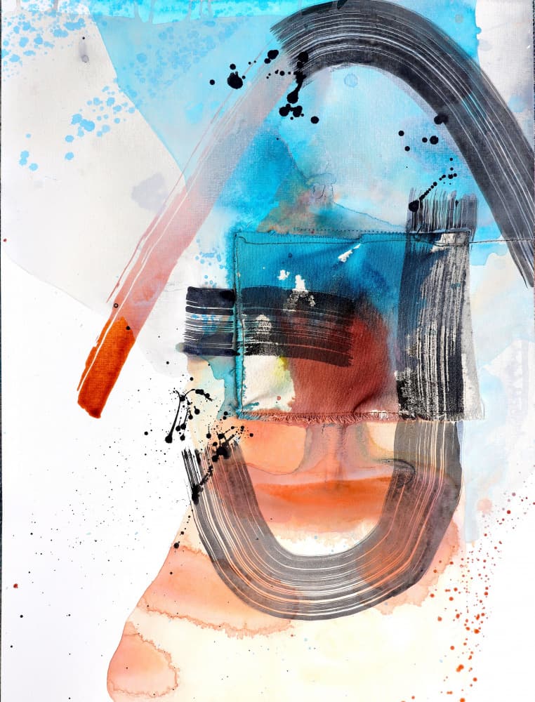 Vibrant Abstract Flow by POOVI ART — canvas wall art
