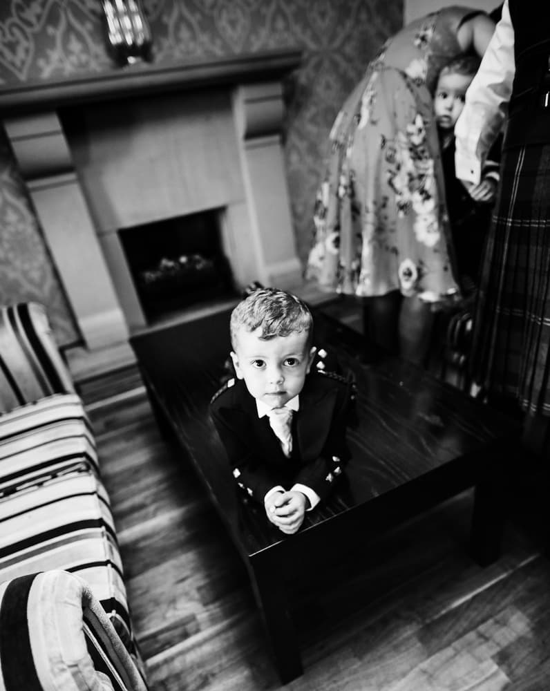 Innocent Boy's Gaze by Ray Clark — canvas wall art