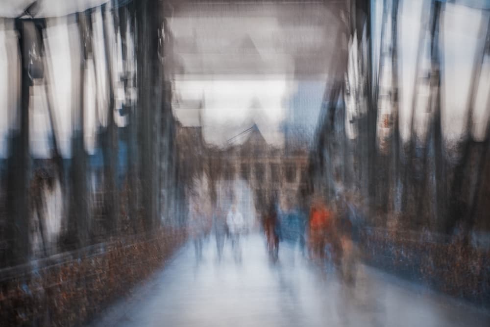 Urban Motion Blur by Heike Willers — canvas wall art