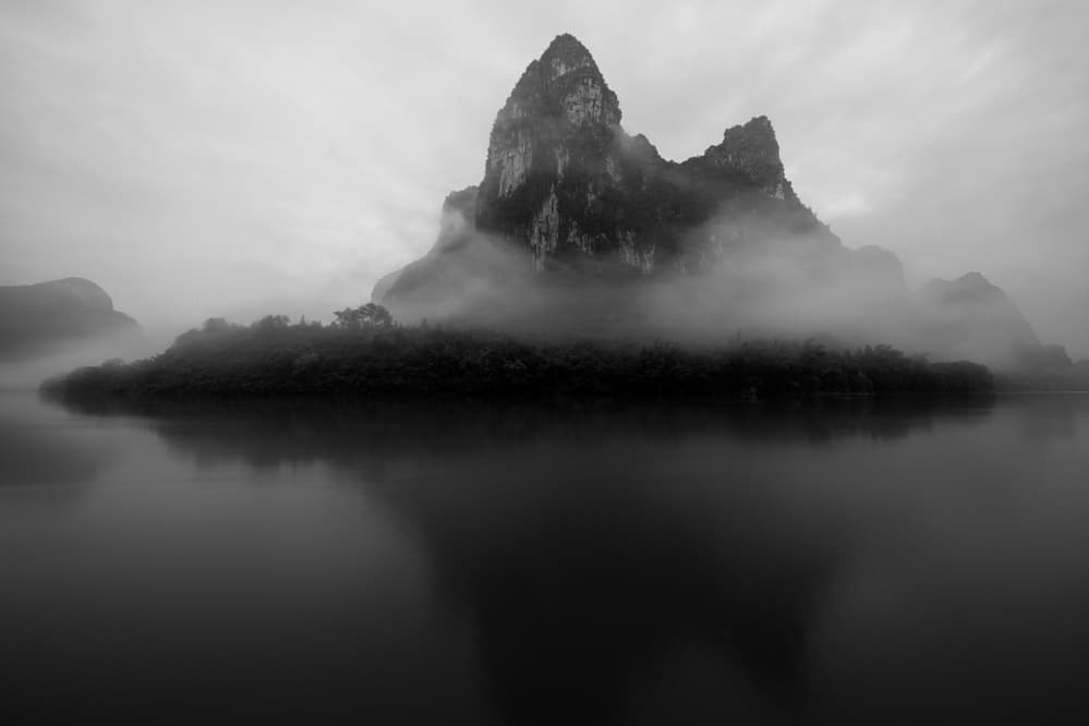 Misty Mountain Reflections by Gunarto Song — canvas wall art