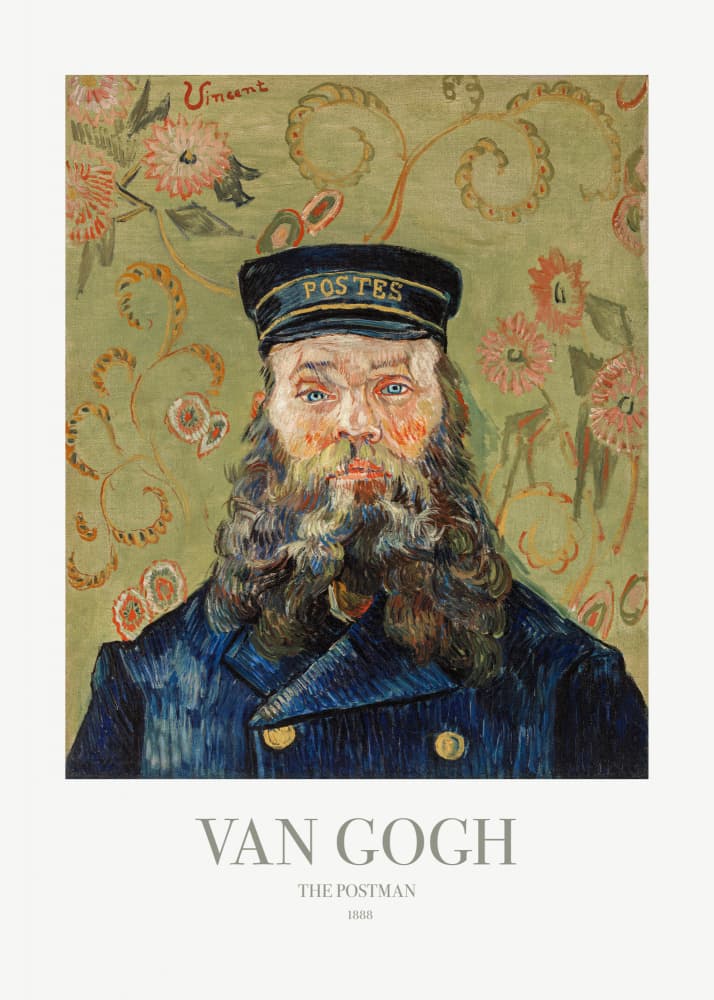 The Postman by Vincent Van Gogh — canvas wall art
