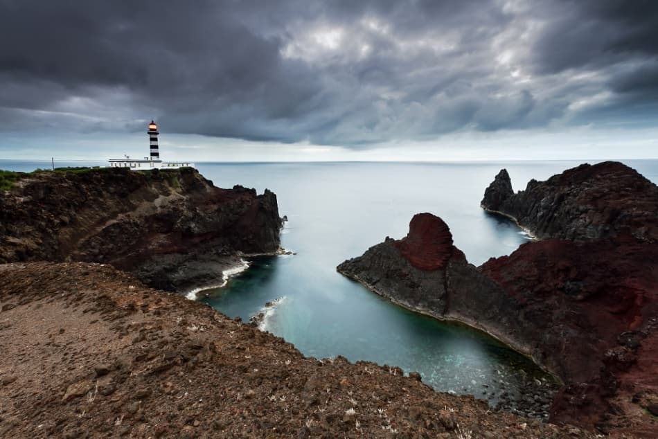 Dramatic Coastal Lighthouse by Rui David — canvas wall art