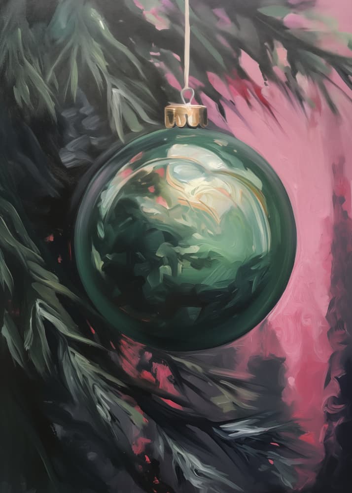 Festive Pine Ornament by Andreas Magnusson — canvas wall art