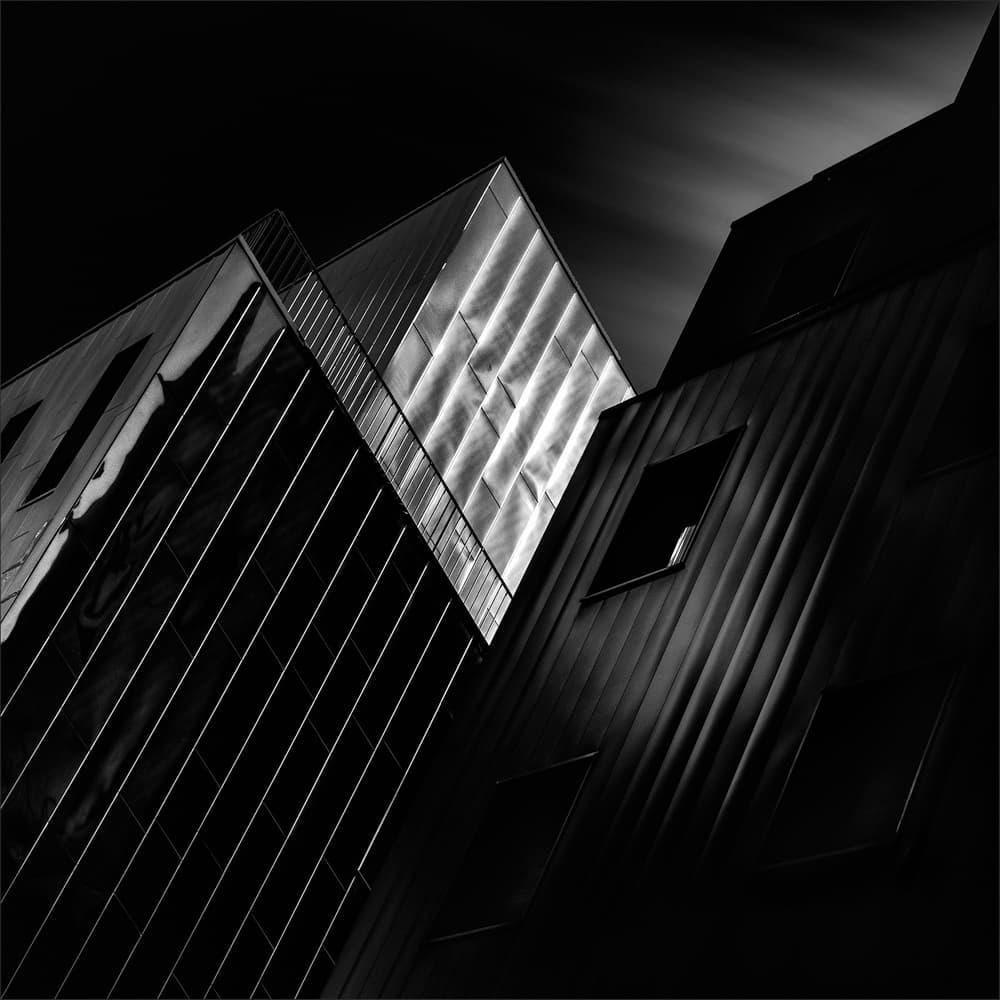 Modern Geometric Architecture by Gilbert Claes — canvas wall art