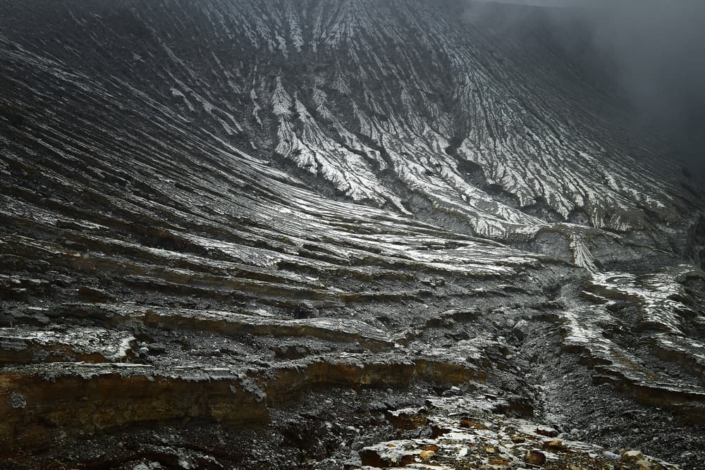 Sulfur Crater Depths by Arnaud MAUPETIT — canvas wall art