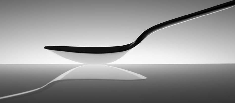 Sleek Spoon Reflection by Wieteke de Kogel — canvas wall art