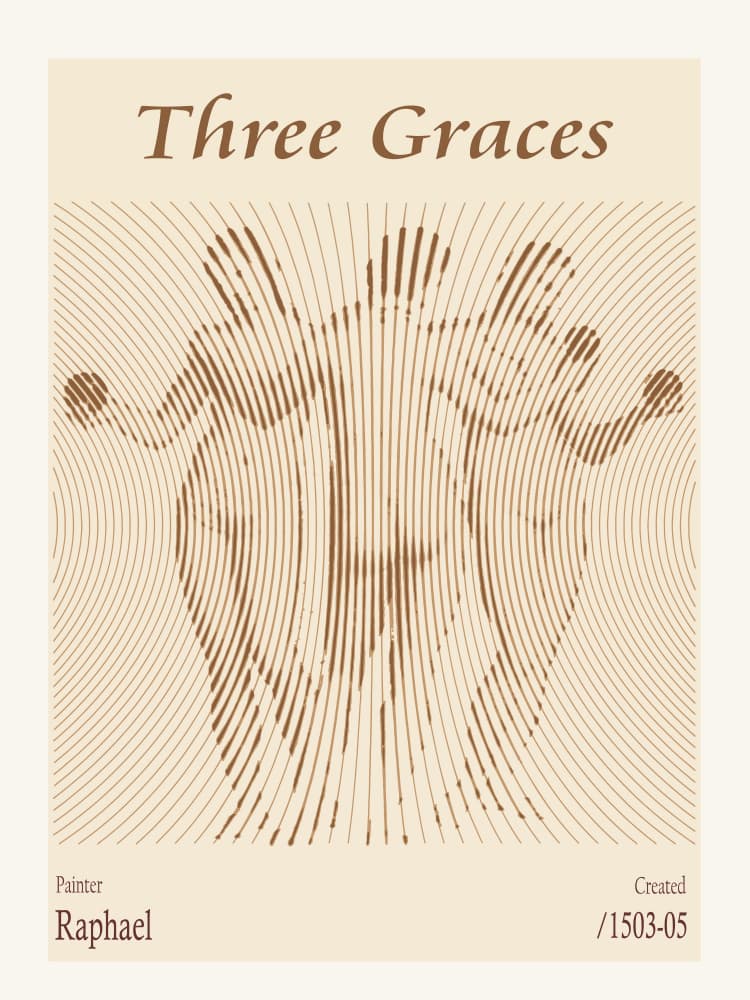 Three Elegant Figures by Doa Project — canvas wall art