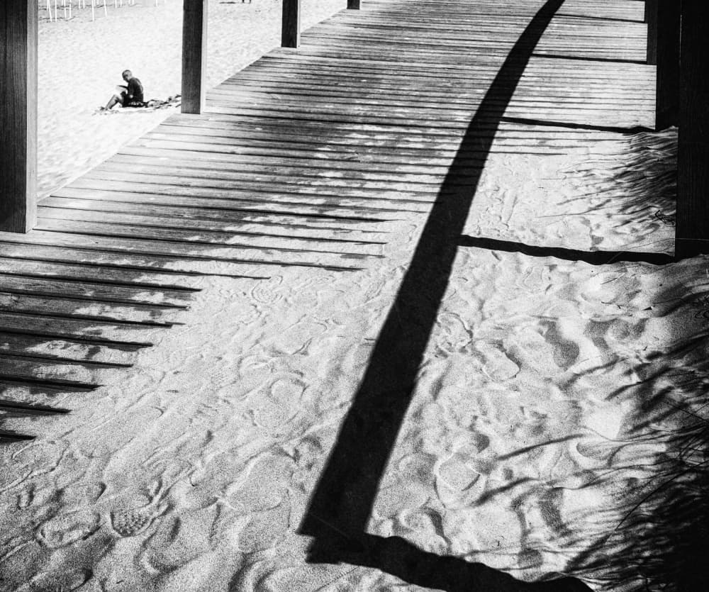 Shadows on the Sand by Laura Mexia — canvas wall art