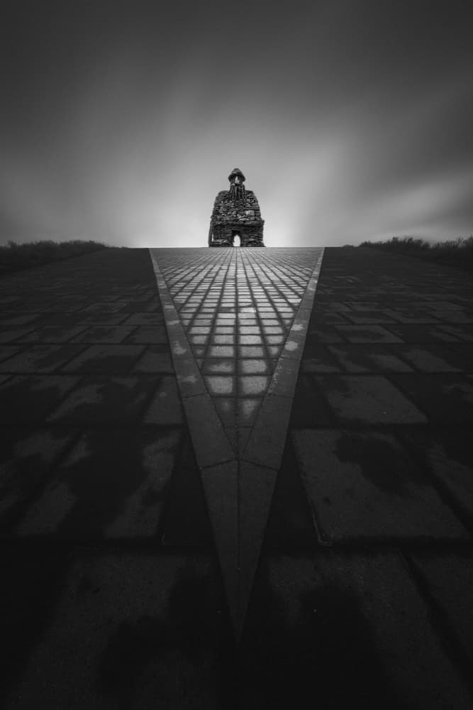 Monumental Path Ascent by Aidong Ning — canvas wall art