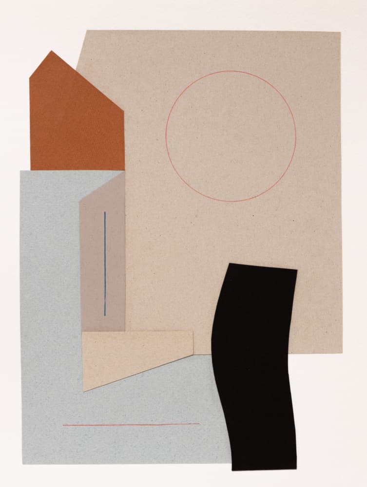 Modern Abstract Collage by Ildefonso Martín — canvas wall art