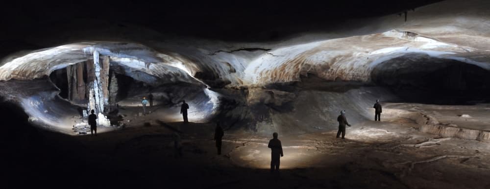 Caving Ghosts by Christian Roustan (Kikroune) — canvas wall art