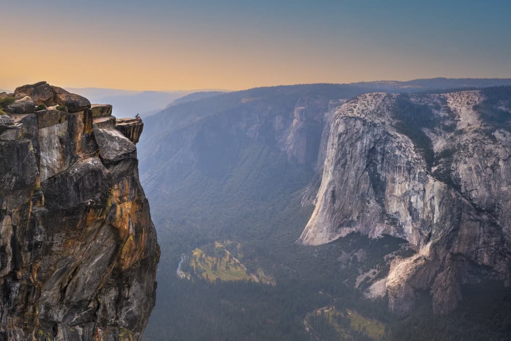Majestic Mountain Overlook by Sophia Li — canvas wall art