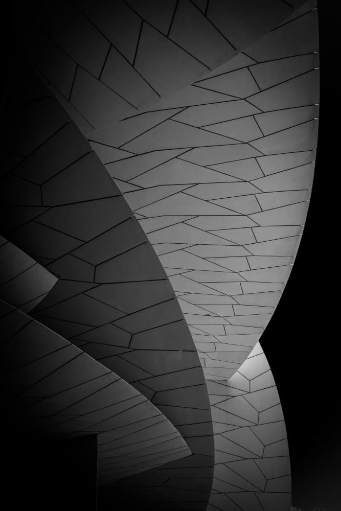 Geometric Architecture Curves by Stefan Buder — canvas wall art