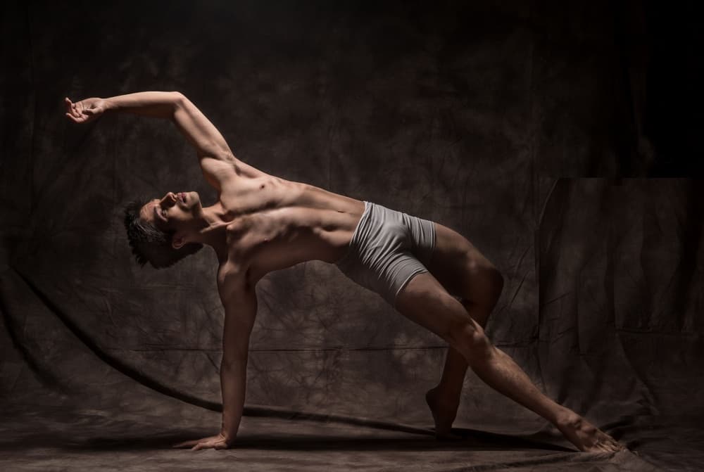 Graceful Dancer Pose by Tuchi Imperial — canvas wall art