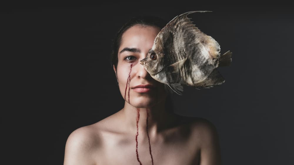 Conceptual Fish Tears by Hooman Sedaghi — canvas wall art