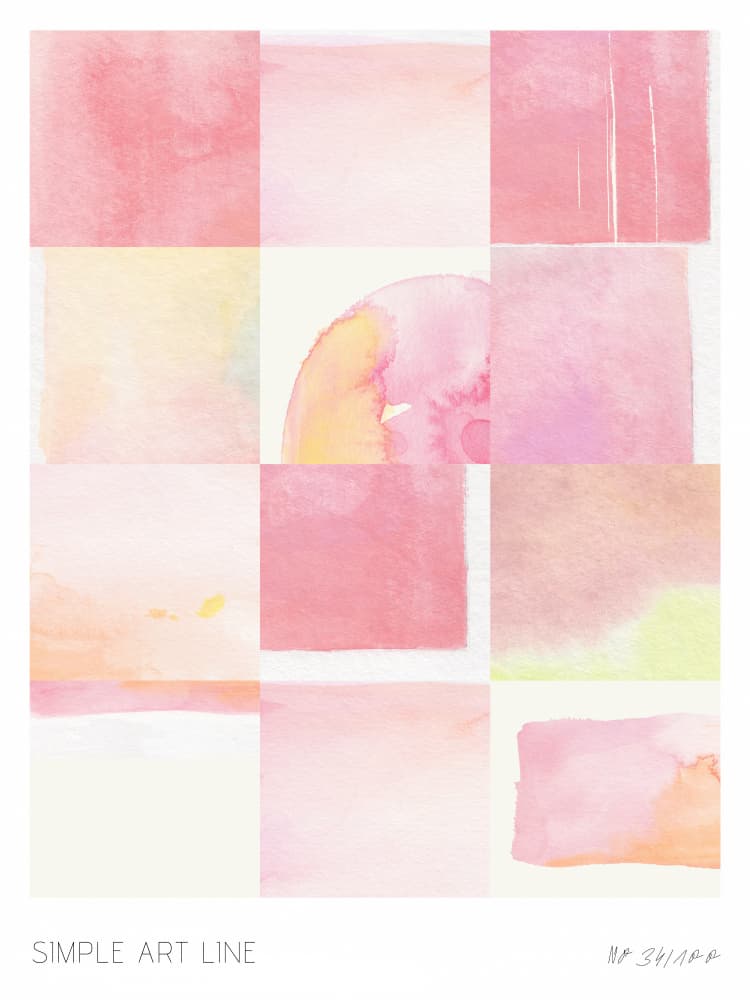 Pastel Patchwork by Treechild — canvas wall art
