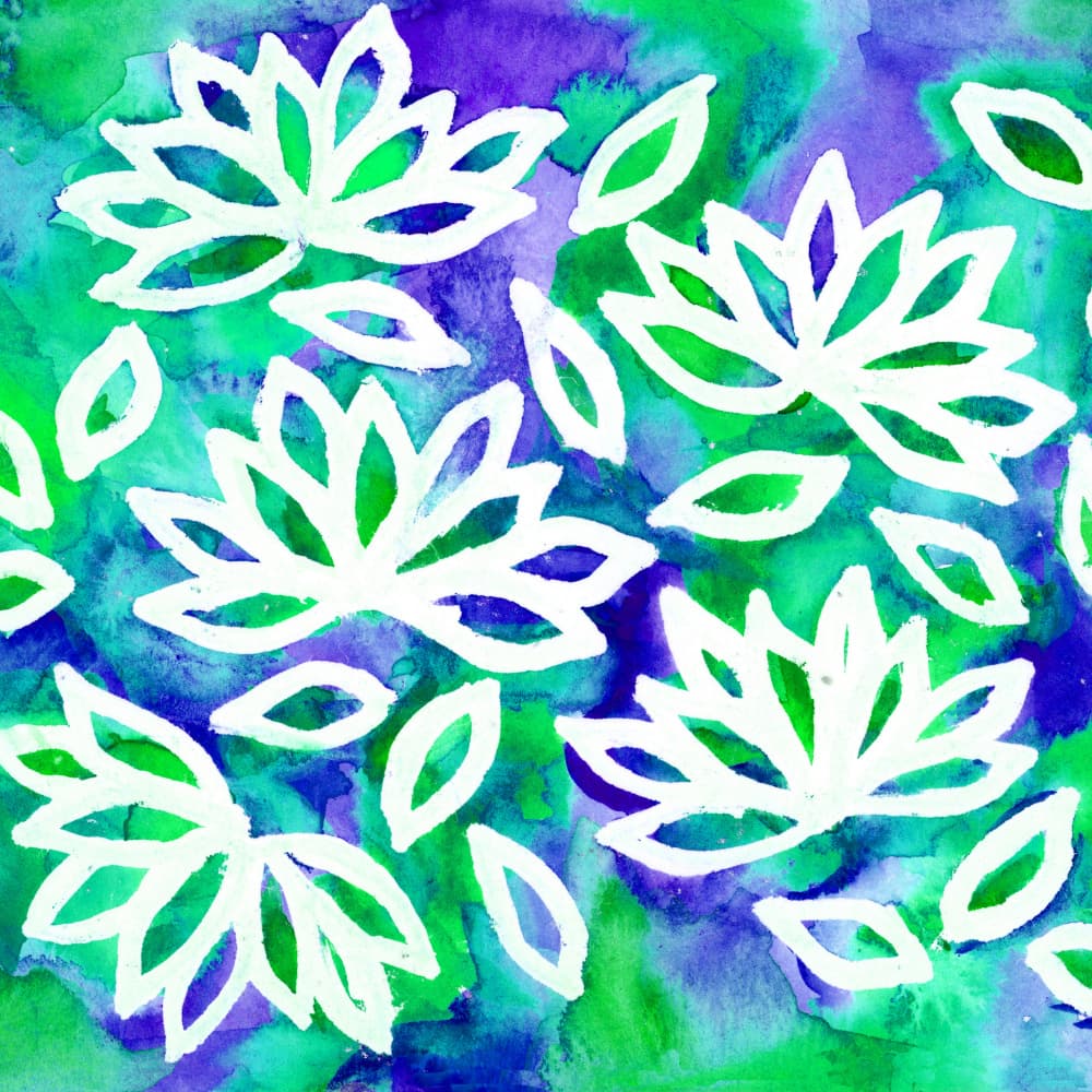 Watercolor Lotus Bloom by Michele Channell — canvas wall art