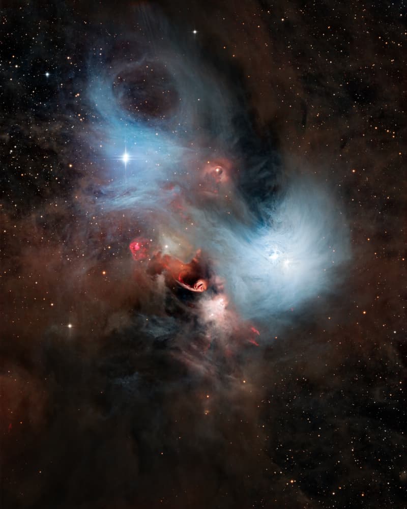 Celestial Nebula Glow by Vikas Chander — canvas wall art