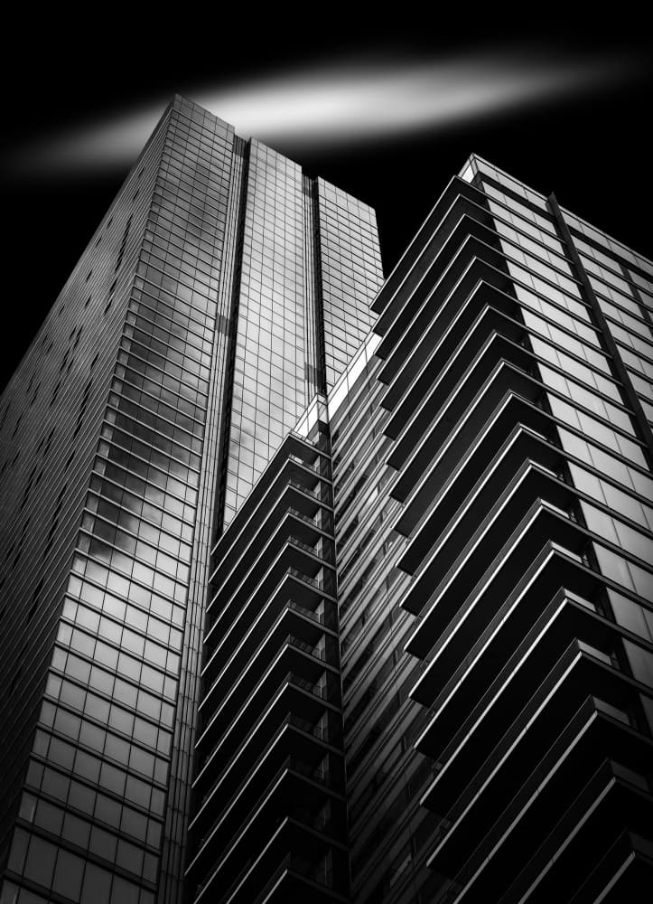Dramatic Urban Geometry by Luigi Greco — canvas wall art