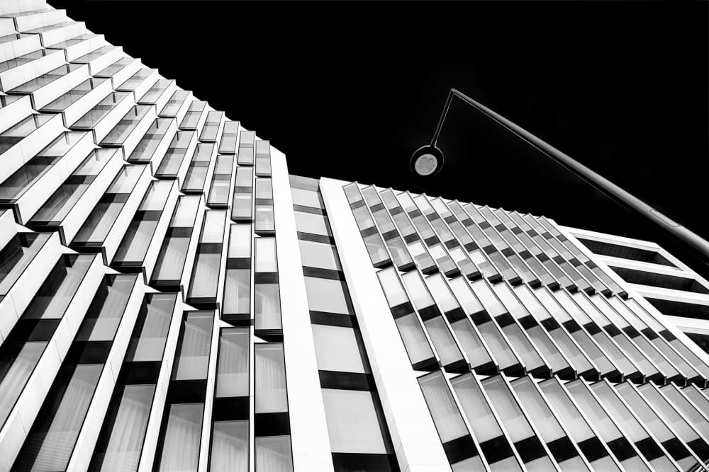 Minimalist Urban Architecture by Bruno Flour — canvas wall art