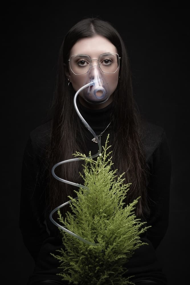 Breathing Green Hope by Domenico Petrocca — canvas wall art