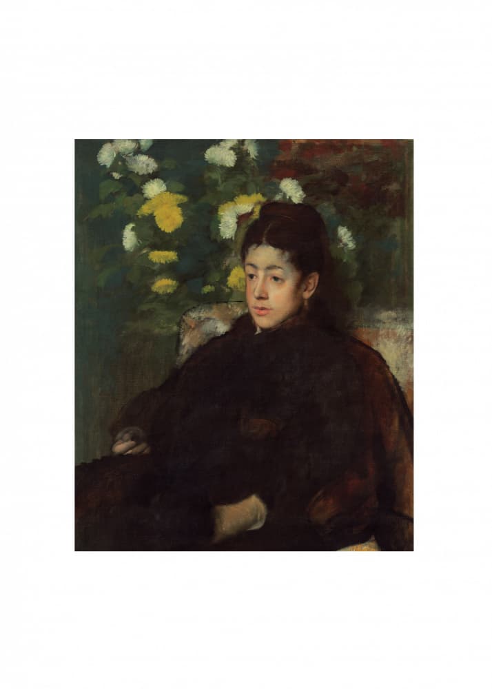 Mademoiselle Malo by Edgar Degas — canvas wall art