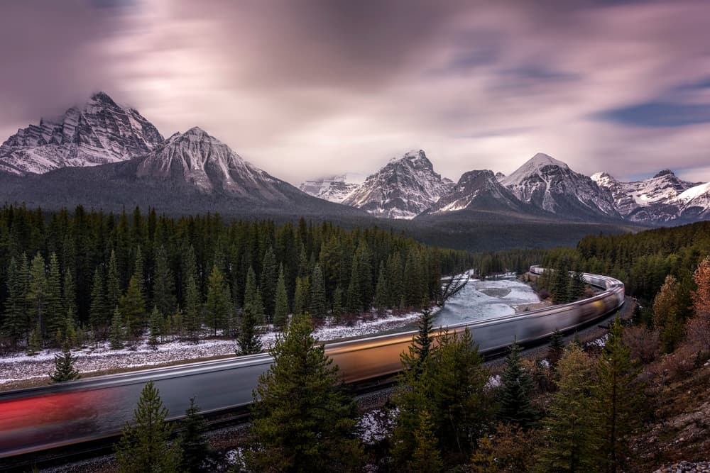 Winter Mountain Journey by Jorge Ruiz Dueso — canvas wall art